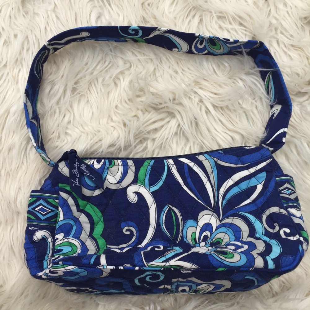 Vera Bradley Mediterranean Blue Purse Handbag